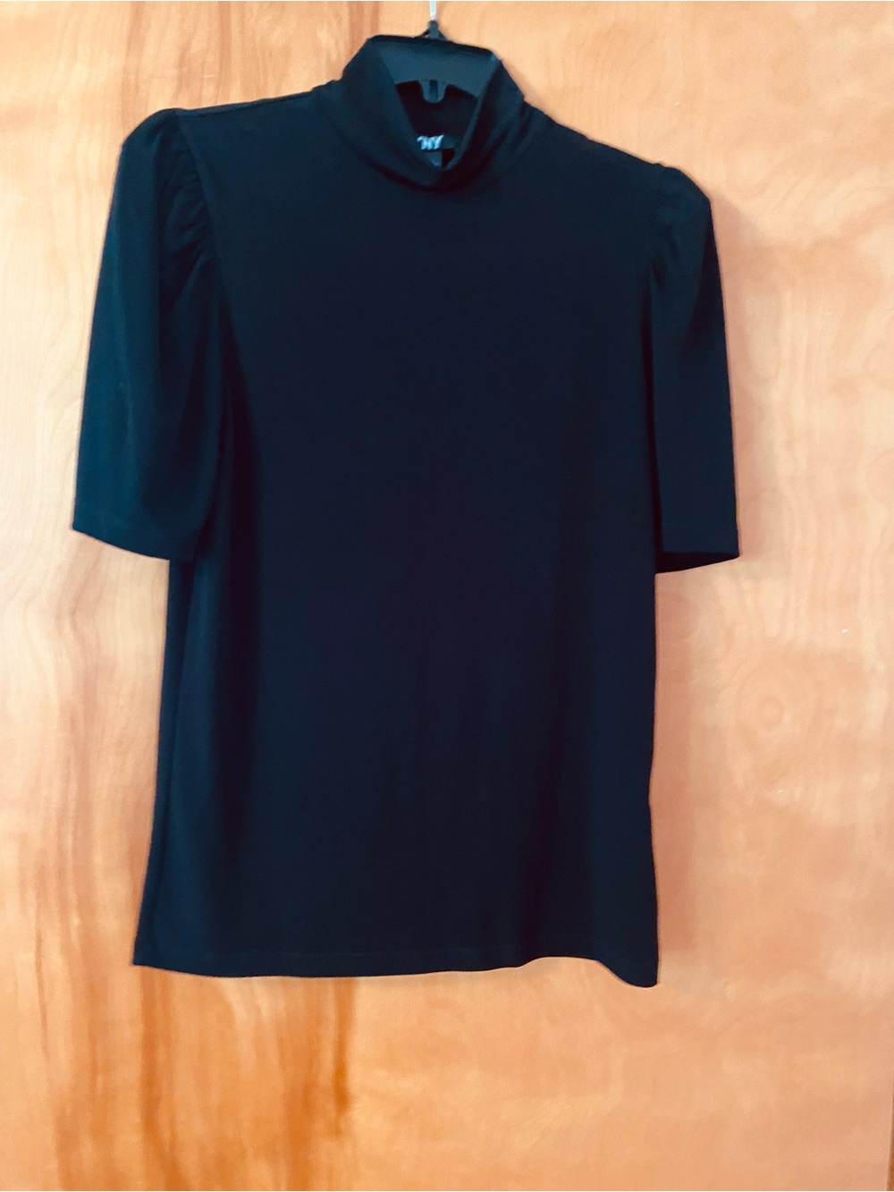 DKNY Black Short-Sleeve Top